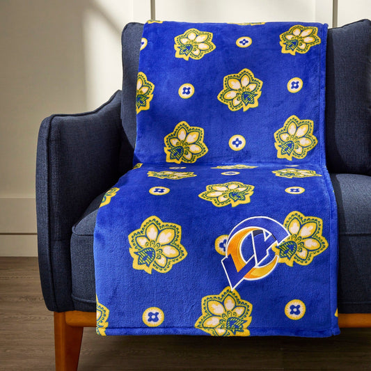 NFL Oversized Throw Blanket-Los Angeles Rams Bandana-Image 1-Vera Bradley
