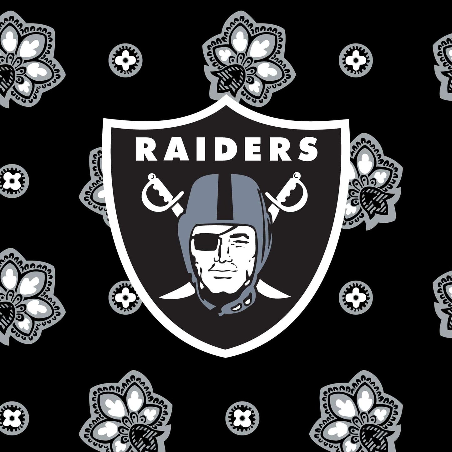NFL Clear Crossbody-Las Vegas Raiders Bandana-Image 3-Vera Bradley