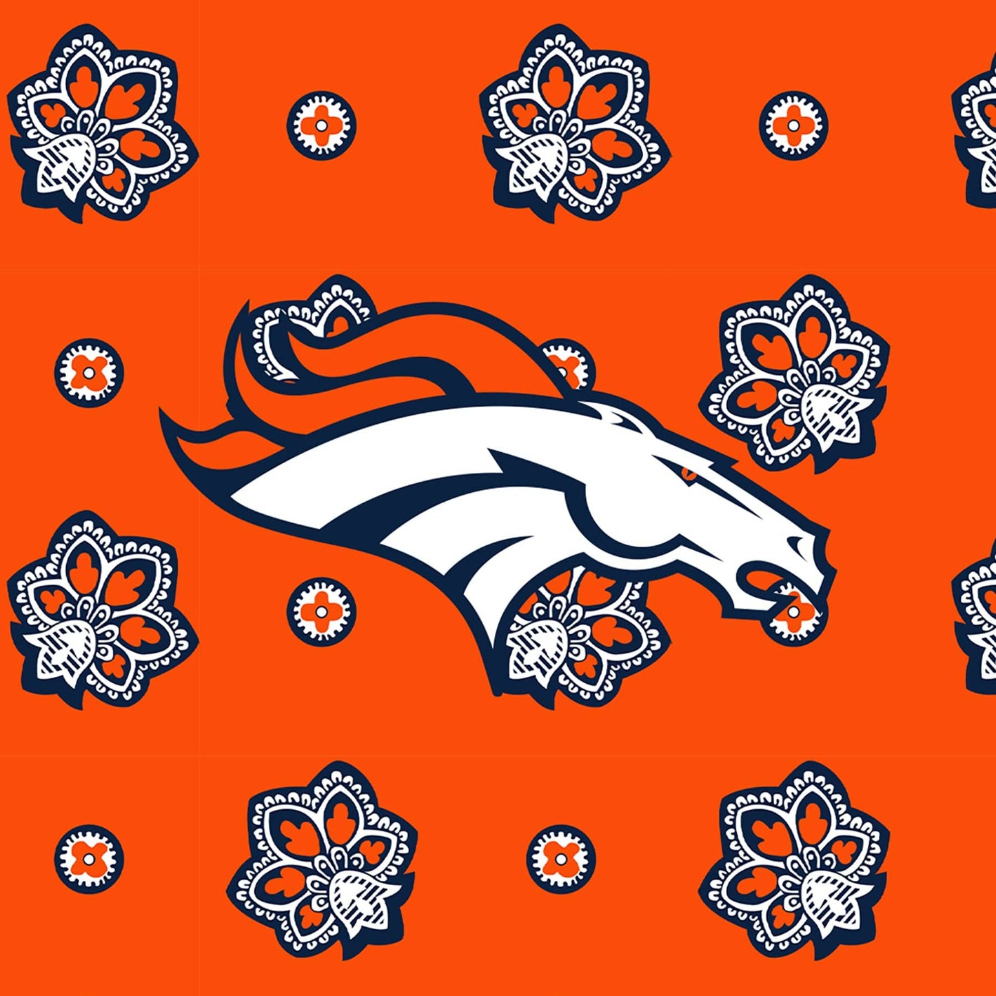 NFL Clear Small Belt Bag-Denver Broncos Bandana-Image 3-Vera Bradley