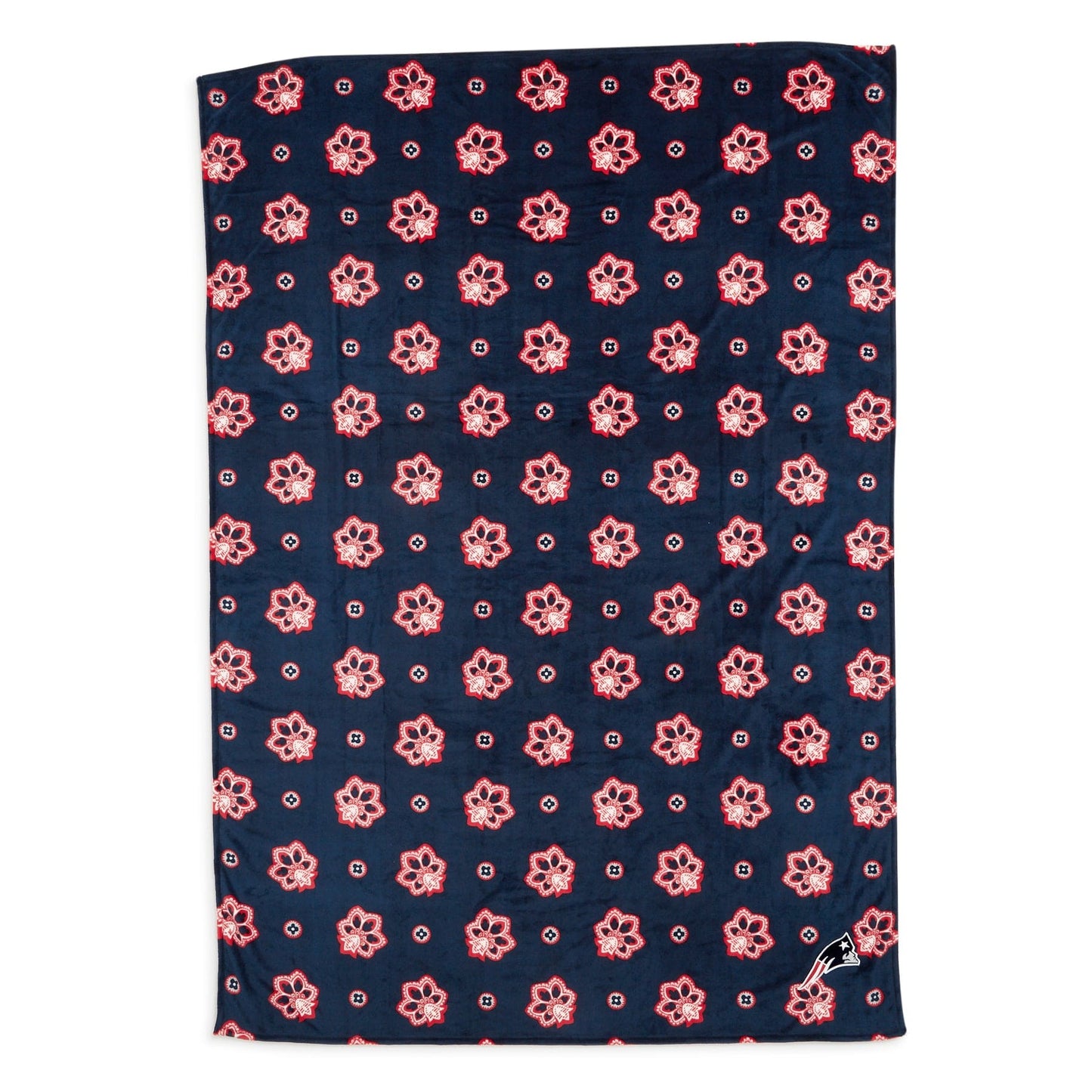 NFL Oversized Throw Blanket-New England Patriots Bandana-Image 3-Vera Bradley
