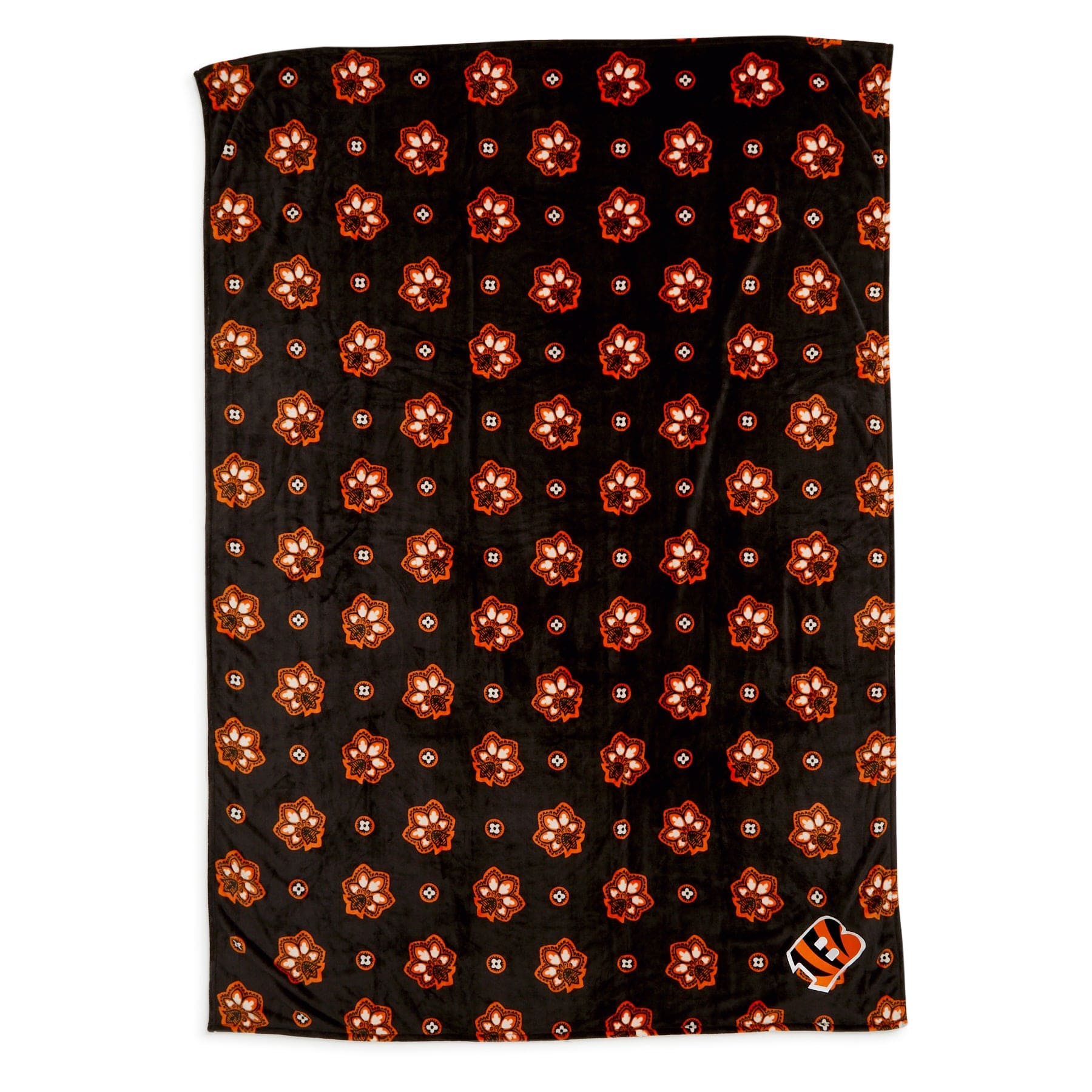 NFL Oversized Throw Blanket-Cincinnati Bengals Bandana-Image 3-Vera Bradley