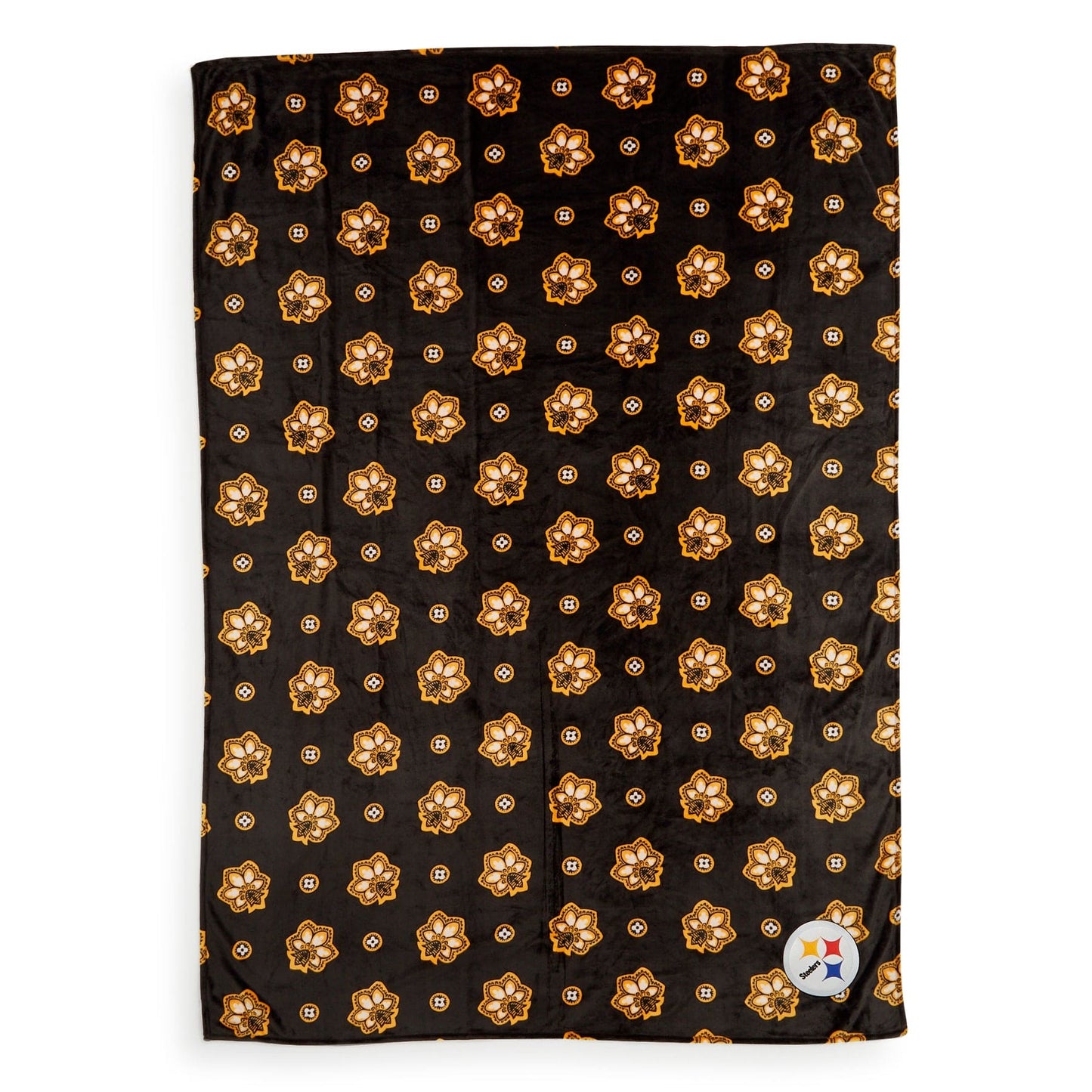 NFL Oversized Throw Blanket-Pittsburgh Steelers Bandana-Image 3-Vera Bradley