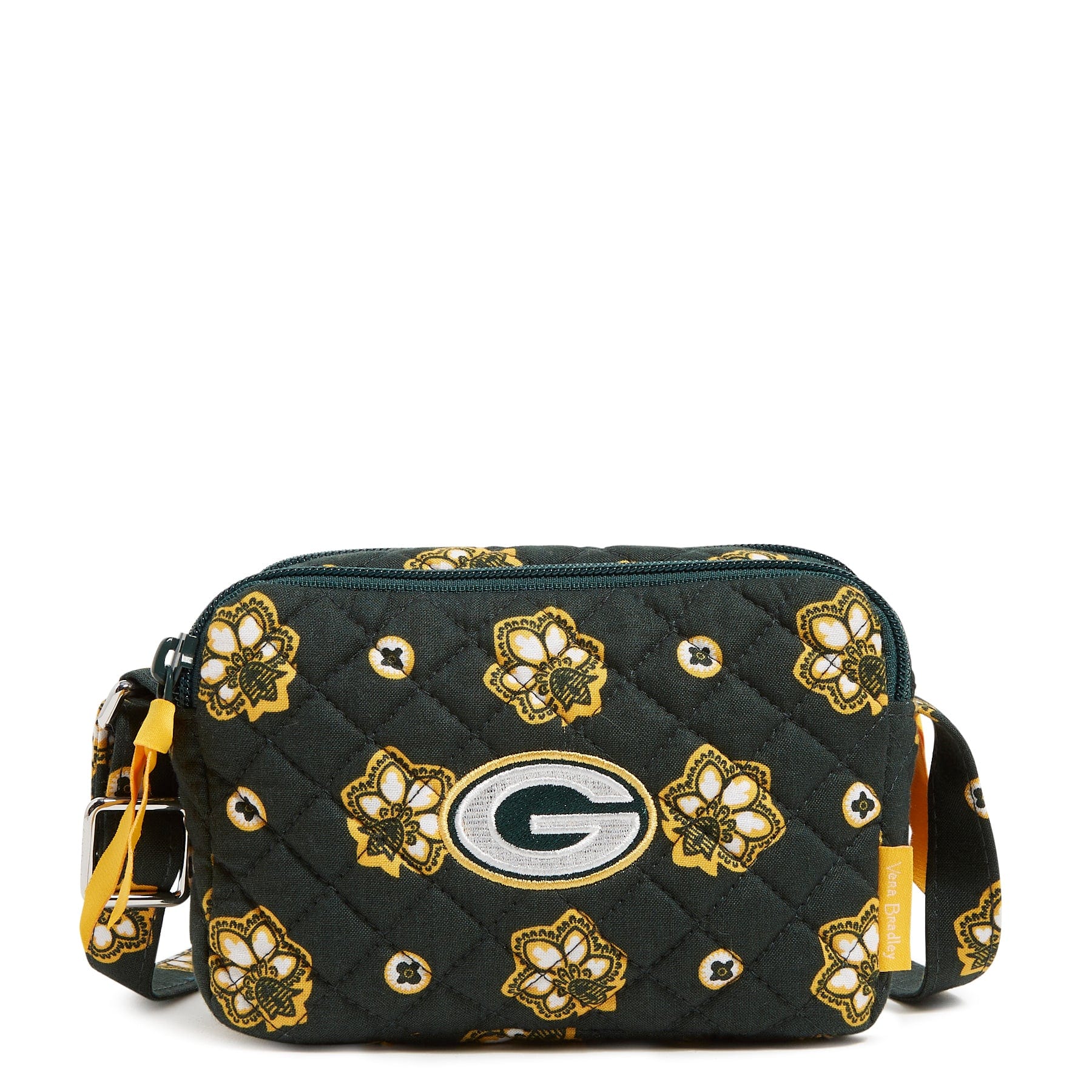 NFL RFID Small Stadium Crossbody Bag-Green Bay Packers Bandana-Image 2-Vera Bradley