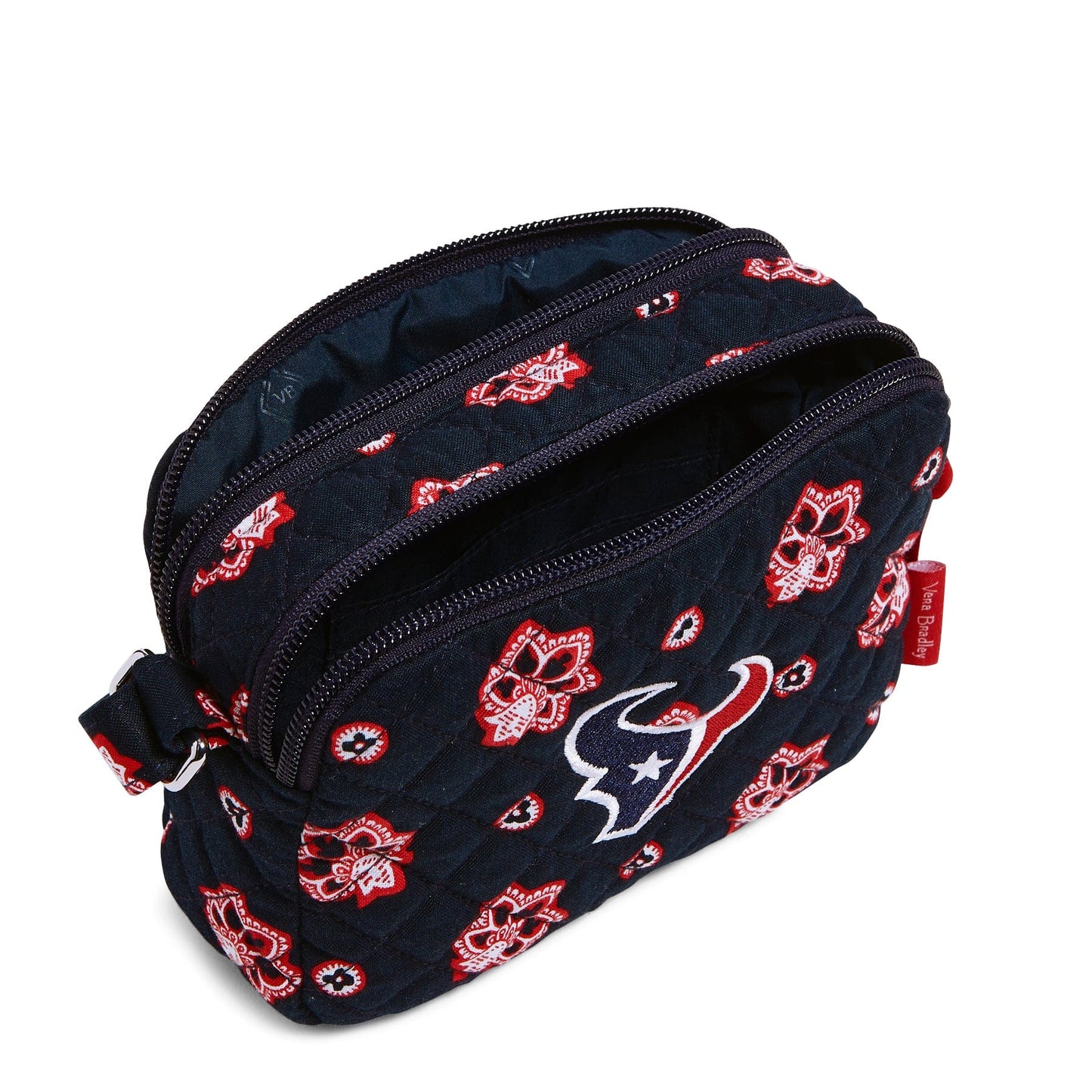 NFL RFID Small Stadium Crossbody Bag-Houston Texans Bandana-Image 3-Vera Bradley