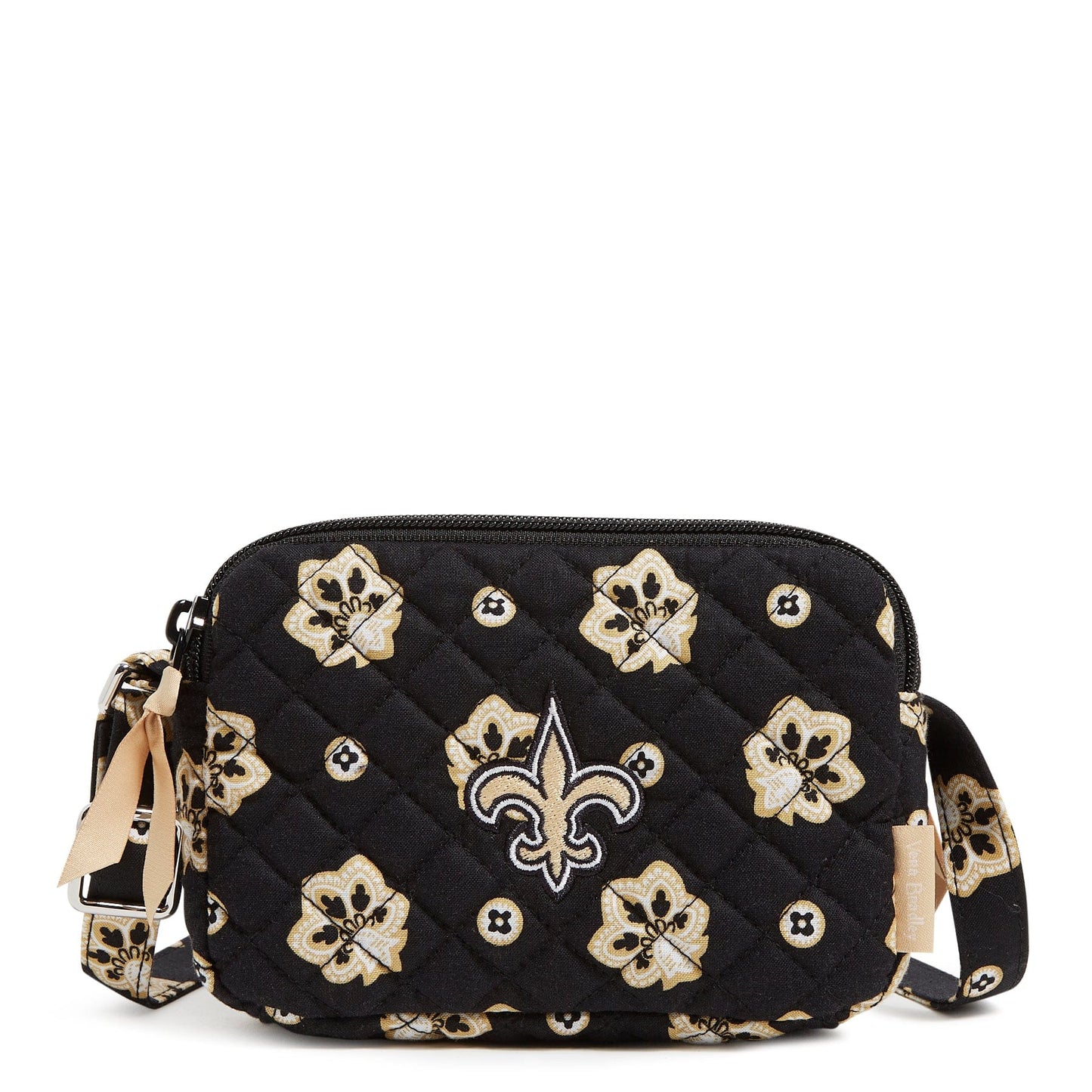 NFL RFID Small Stadium Crossbody Bag-New Orleans Saints Bandana-Image 2-Vera Bradley