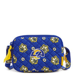 NFL RFID Small Stadium Crossbody Bag-Los Angeles Rams Bandana-Image 2-Vera Bradley