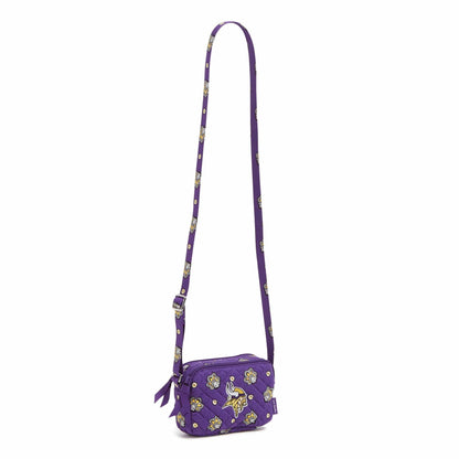 NFL RFID Small Stadium Crossbody Bag-Minnesota Vikings Bandana-Image 1-Vera Bradley