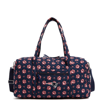 NFL Large Travel Duffel Bag-New England Patriots Bandana-Image 2-Vera Bradley