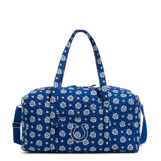 NFL Large Travel Duffel Bag-Indianapolis Colts Bandana-Image 2-Vera Bradley
