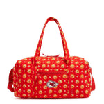 NFL Large Travel Duffel Bag-Kansas City Chiefs Bandana-Image 2-Vera Bradley