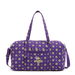 NFL Large Travel Duffel Bag-Minnesota Vikings Bandana-Image 1-Vera Bradley