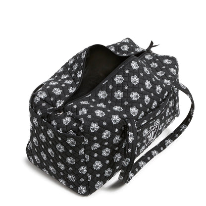 NFL Large Travel Duffel Bag-Las Vegas Raiders Bandana-Image 2-Vera Bradley