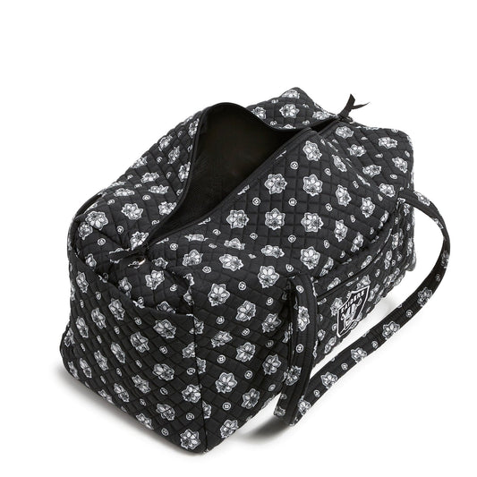 NFL Large Travel Duffel Bag-Las Vegas Raiders Bandana-Image 2-Vera Bradley
