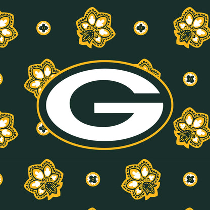 NFL Medium Cosmetic Bag-Green Bay Packers Bandana-Image 3-Vera Bradley