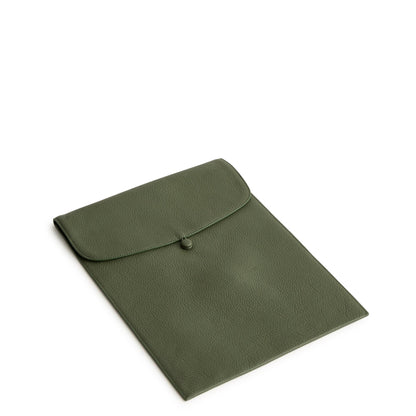 Large Envelope Tech Sleeve-Bronze Green-Image 1-Vera Bradley