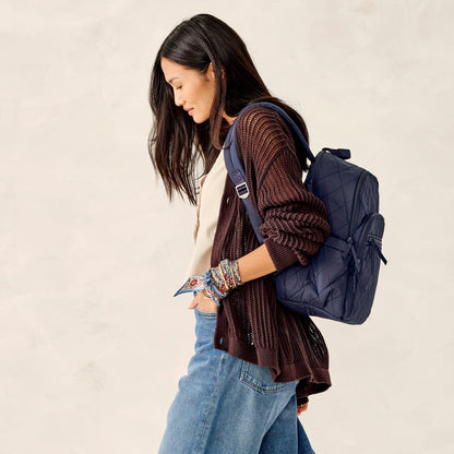 Bancroft Backpack-Peacoat-Image 3-Vera Bradley
