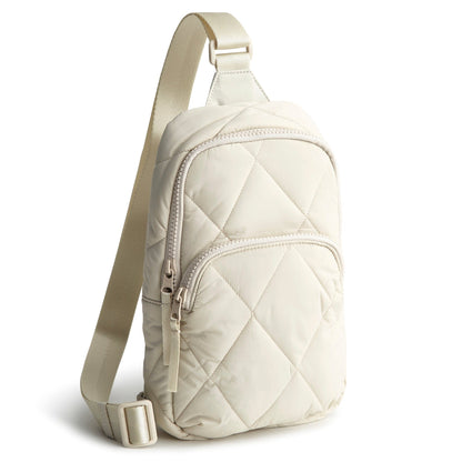 Lorman Sling Backpack-Pumice Stone-Image 1-Vera Bradley