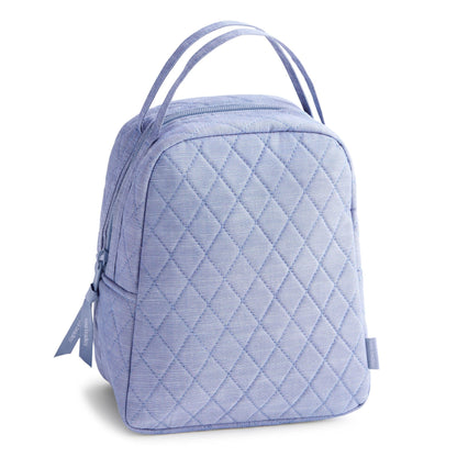 Lunch Bag-Blue Chambray-Image 1-Vera Bradley