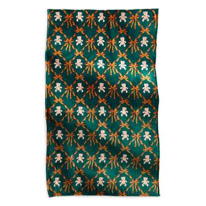 Plush Throw Blanket-Bear Mosaic-Image 2-Vera Bradley