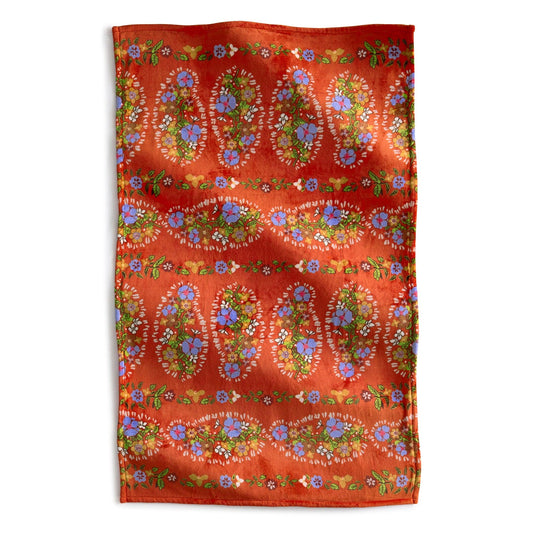 Plush Throw Blanket-Garden Paisley-Image 1-Vera Bradley