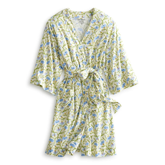 Knit Robe-Bachelor Buttons White-Image 1-Vera Bradley