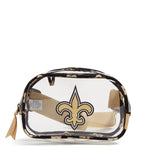 NFL Clear Small Belt Bag-New Orleans Saints Bandana-Image 1-Vera Bradley