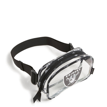 NFL Clear Small Belt Bag-Las Vegas Raiders Bandana-Image 2-Vera Bradley