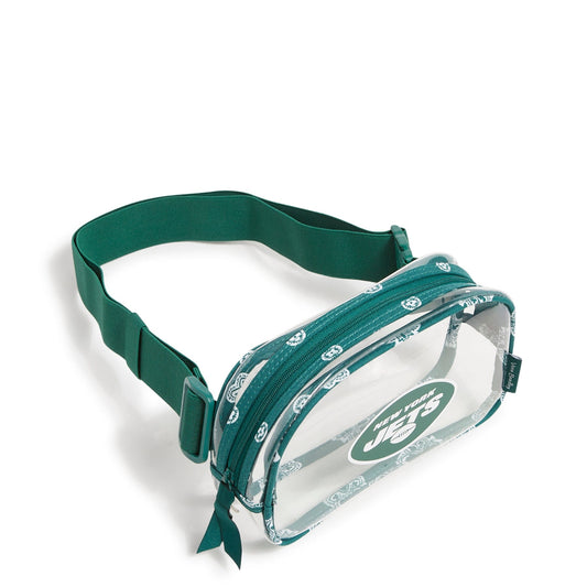 NFL Clear Small Belt Bag-New York Jets Bandana-Image 2-Vera Bradley
