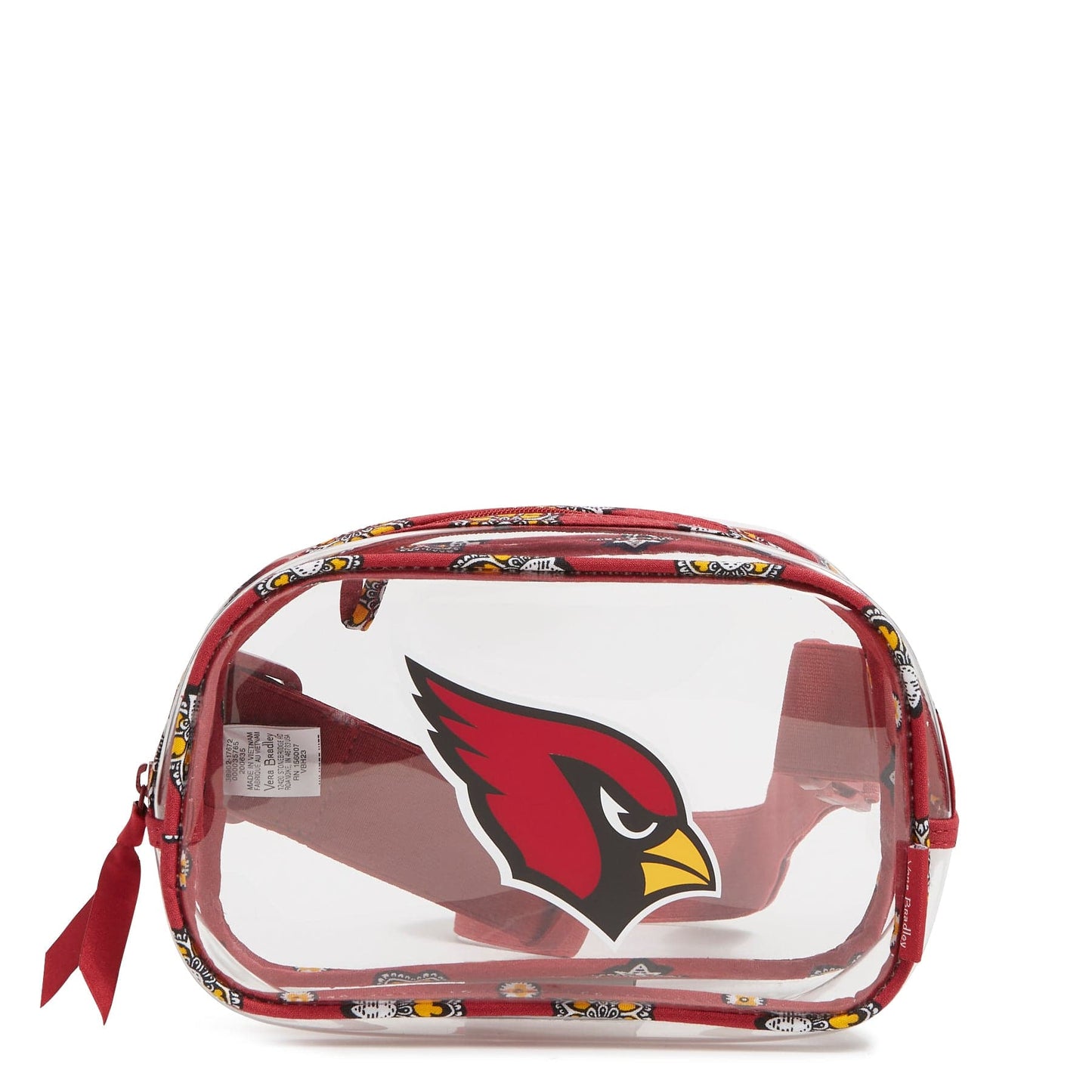 NFL Clear Small Belt Bag-Arizona Cardinals Bandana-Image 1-Vera Bradley
