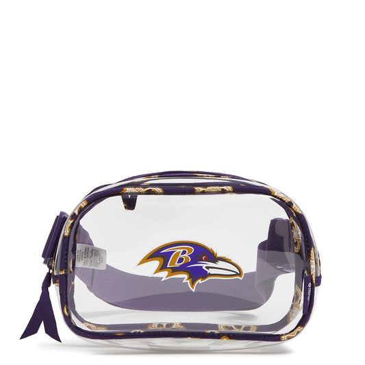 NFL Clear Small Belt Bag-Baltimore Ravens Bandana-Image 1-Vera Bradley