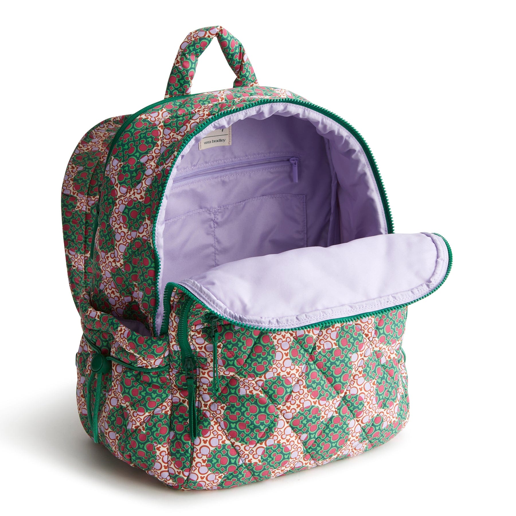 Disney Bancroft Backpack-Mickey Mouse Kaleidoscope Lavender-Image 4-Vera Bradley
