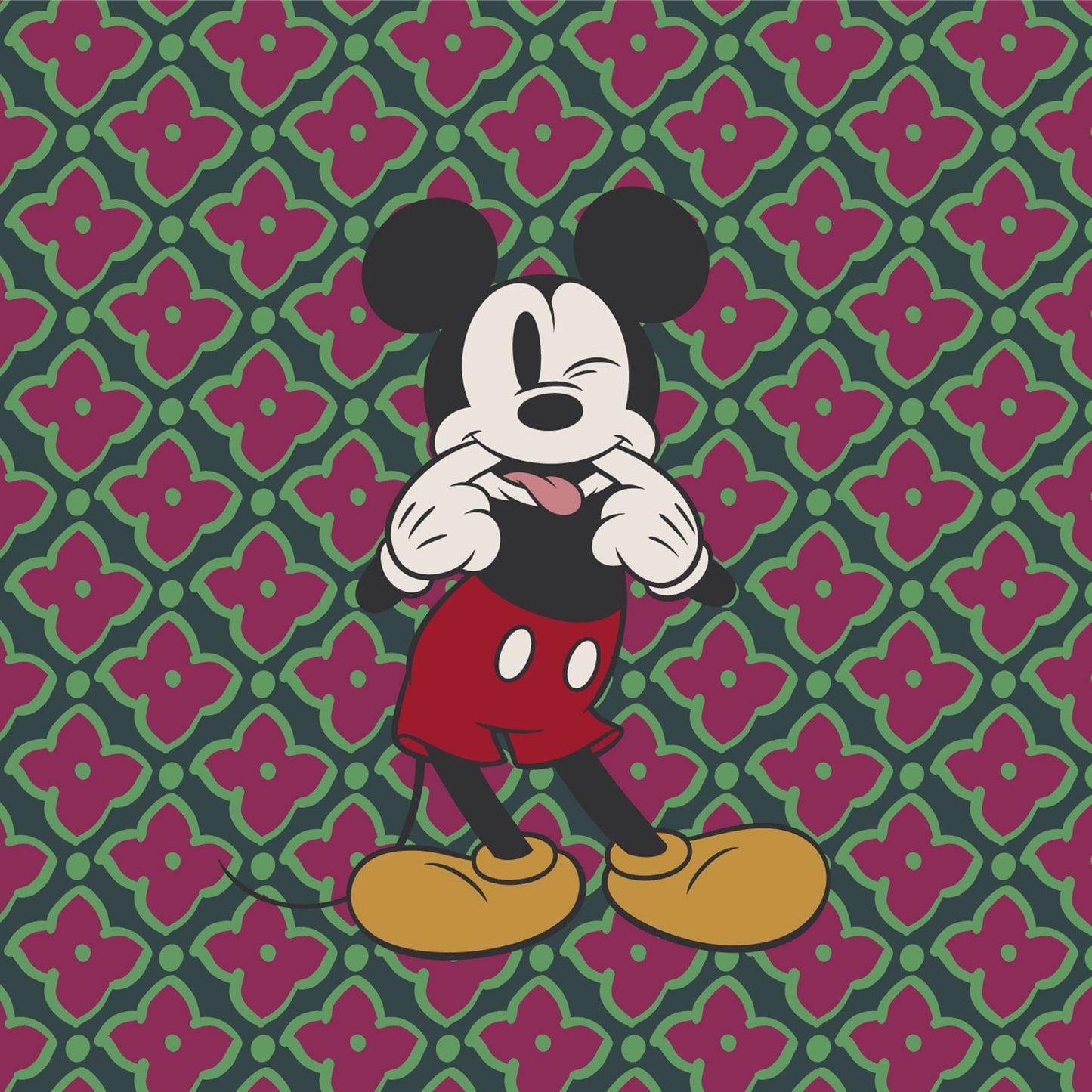 Disney Luggage Tag-Silly Mickey Mouse-Image 3-Vera Bradley