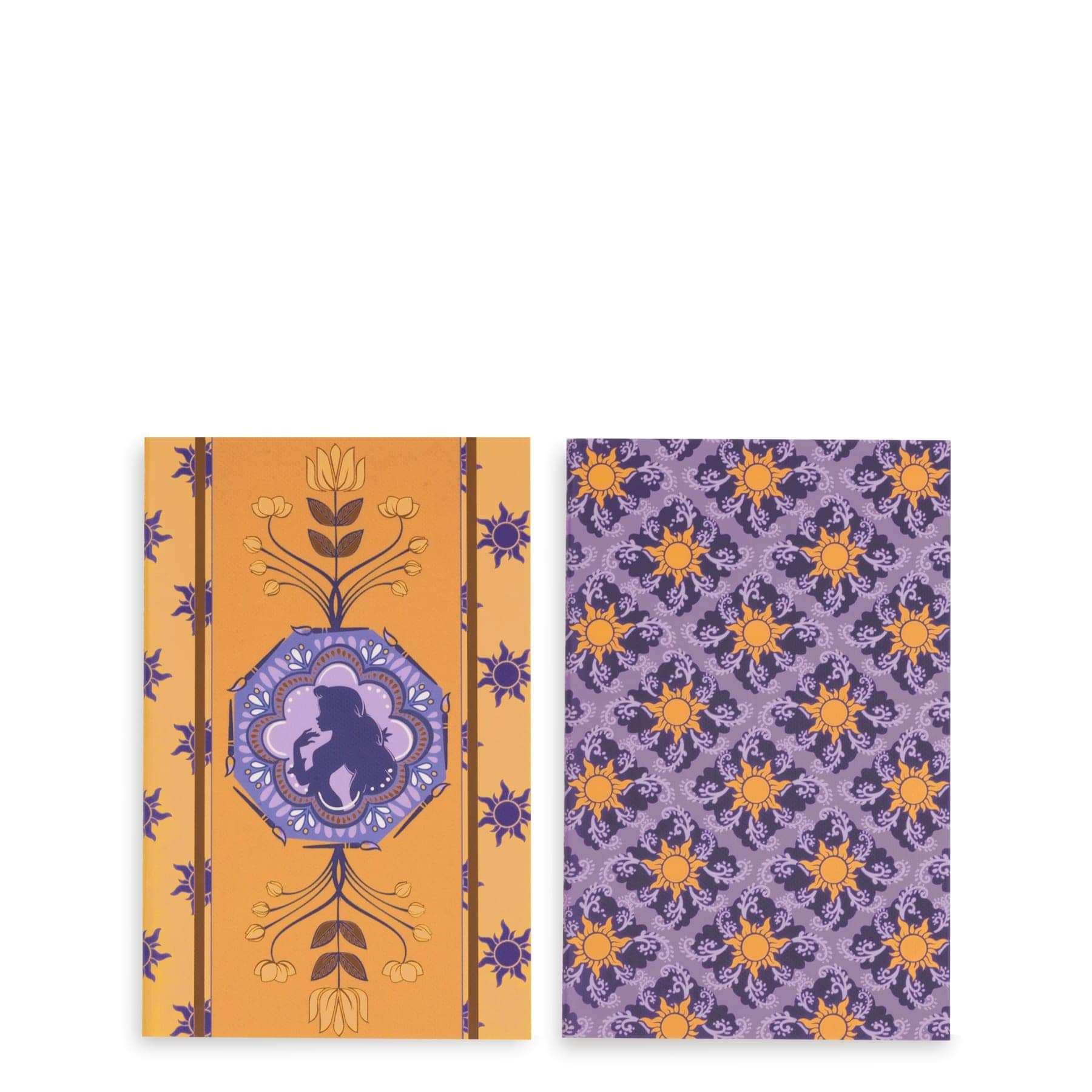 Disney Mini Notebook Set of 2-Rapunzel Silhouette Medallion-Image 3-Vera Bradley