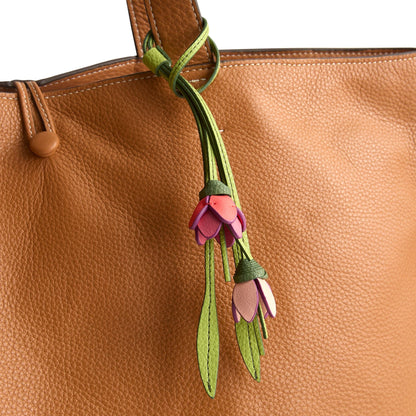 Pink Tulips Bag Charm-Pink Tulip-Image 2-Vera Bradley