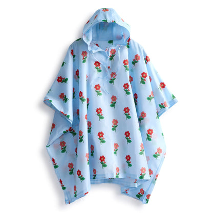 Disney Rain Poncho-Mickey Meadow Ditsy-Image 1-Vera Bradley