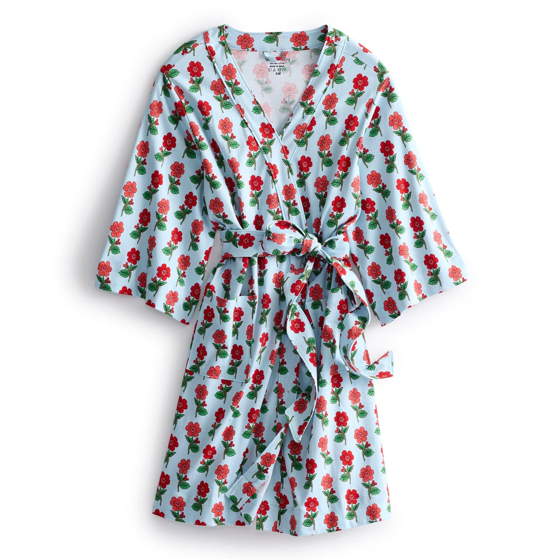 Disney Knit Robe-Mickey Meadow Ditsy-Image 1-Vera Bradley